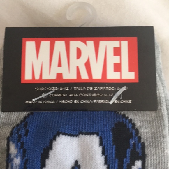 NWT Captain America 2 Pack of Crew Socks - Picture 4 of 4